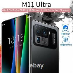 2021 M11 Ultra 7.3 Inch 16GB+1T 5G Fingerprint ID 6800mAh Smart Phone 48+64MP