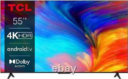 55-Inch 4K Ultra HD Smart TV, HDR10, Android TV, Dolby Audio, Bezeless Design