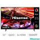 55 Inch Smart Tv Hisense Qled 4k Ultra Hd Television 3840 X 2160 Black Hdmi New