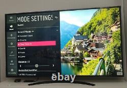 65 Inch LG SMART TV 4K ULTRA HDR 14Month Warranty Remaining. ThinQ. LG65UM7400PLB