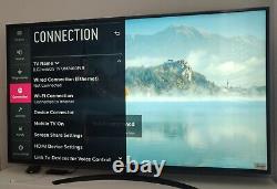 65 Inch LG SMART TV 4K ULTRA HDR 14Month Warranty Remaining. ThinQ. LG65UM7400PLB