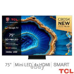 75 Inch QLED Mini LED 4K Ultra HD Smart TV