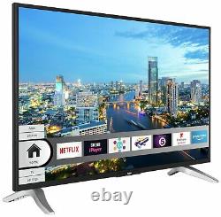 Bush DLED43UHDHDRS 43 Inch 4K Ultra HD HDR Freeview Play Smart LED TV Black