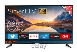 CELLO 65 inch 4K ULTRA HD LED SMART TV WIFI 3 HDMI USB 3840 x 2160 MADE IN UK