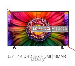 DamagedLG 55UR80006LJ 55 Inch 4K Ultra HD Smart TV 2.0CH 20W, AI Sound Pro