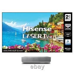 Hisense 100L5HTUKD 100 inch 4K Ultra HD HDR Smart Laser TV Projector
