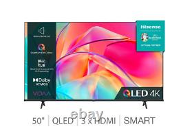 Hisense 50E7KQTUK 50 Inch QLED 4K Ultra HD Smart TV