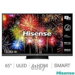 Hisense 65 Inch Mini LED ULED 4K Ultra HD HDR10 HDR10+ HLG Smart TV 65U8HQTUK
