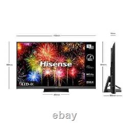 Hisense 65 Inch Mini LED ULED 4K Ultra HD HDR10 HDR10+ HLG Smart TV 65U8HQTUK