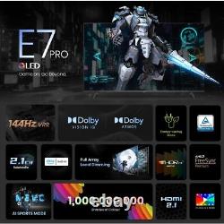 Hisense 65E77NQTUK PRO 65 Inch LED 4K Ultra HD Smart TV Bluetooth WiFi