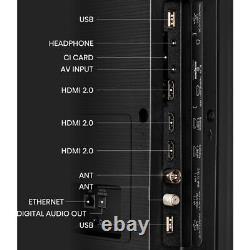 Hisense 65U6KQTUK 65 Inch MiniLED 4K Ultra HD Smart TV Bluetooth WiFi
