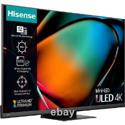 Hisense 65U8KQTUK 65 Inch MiniLED 4K Ultra HD Smart TV Bluetooth