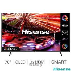 Hisense 70 Inch QLED 4K Ultra 4K UHD with HDR10 HDR10+ HLG HD Smart TV 70E7HQTUK