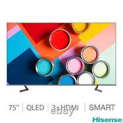 Hisense 75 Inch QLED 4K Ultra HD Smart TV Model 75A77GQTUK HDR10+