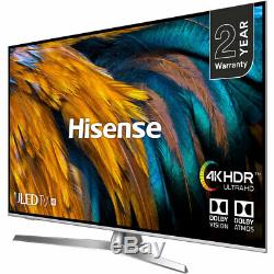 Hisense H50U7BUK U7B 50 Inch TV Smart 4K Ultra HD LED Freeview HD 4 HDMI Dolby