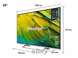 Hisense H55B7500UK 55 Inch 4K Ultra HD HDR Smart WiFi LED TV Silver