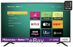 Hisense Roku TV 43 Inch R43B7120UK 4K Ultra HD HDR Freeview Smart LED TV