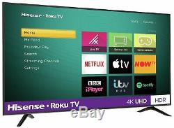 Hisense Roku TV 55 Inch R55B7120UK 4K Ultra HD HDR Freeview Smart LED TV