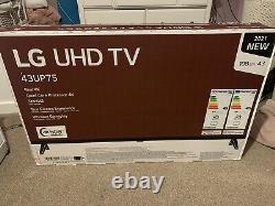 LG 43UP75006LF (2021) LED HDR 4K Ultra HD Smart 43 inch TV Freeview Freesat HD