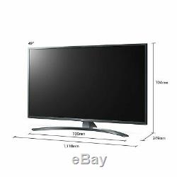 LG 49UM7400PLB 49 Inch 4K Ultra HD HDR Smart WiFi LED TV Black