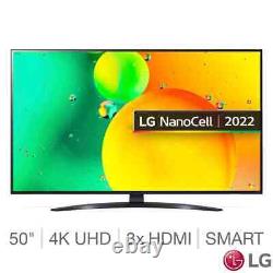 LG 50NANO766QA 50 Inch NanoCell 4K Ultra HD Smart TV