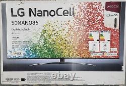 LG 50NANO866PA (2021) LED HDR NanoCell 4K Ultra HD Smart TV, 50 inch with Freevi