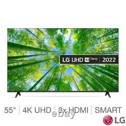 LG 55UQ80006LB 55 Inch 4K Ultra HD Active HDR HDR10 Pro HLG Freeview HD Smart TV
