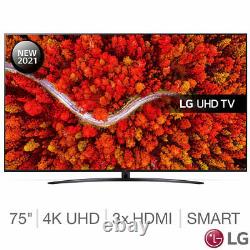 LG 75UP81006L 75 Inch 4K Ultra HD Smart TV FREE 5 YEAR WARRANTY