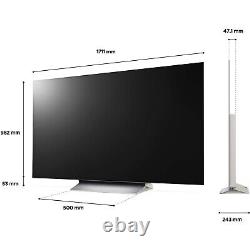 LG C2 77 Inch OLED 4K Ultra HD HDR Smart TV OLED77C26LD