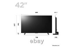 LG OLED42C34LA 42 inch OLED 4K Ultra HD HDR Smart TV Freeview