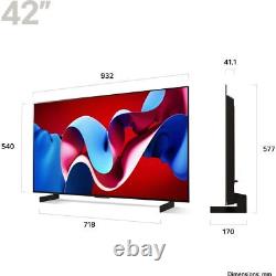 LG OLED42C44LA 42 Inch OLED 4K Ultra HD Smart TV Bluetooth WiFi