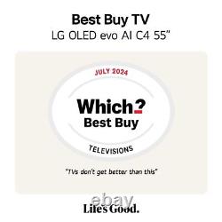 LG OLED55C44LA 55 Inch OLED 4K Ultra HD Smart TV Bluetooth WiFi