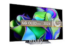 LG OLED65C34LA 65 inch OLED evo 4K Ultra HD HDR Smart TV Freeview Play Freesat