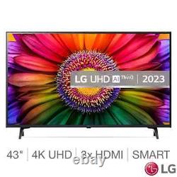 LG Slim Design 43UR80006LJ 43 Inch 4K Ultra HD HDR10 HLG Filmmaker Mode Smart TV