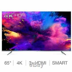 Large 65 Inch Smart TV 4K Ultra HD Freeview Slim Television Internet HDMI Wifi