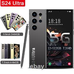 Miniphone S24 Ultra Smartphone 3.5 / 7.3inch 3+64GB / 4+64GB Android Phones