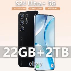 New S24 Ultra+ Smart Phone 5G Original Android 7.3 Inch HD Full Screen Face ID 2