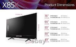 OPEN BOX Sony KD50X85KU TV 127 cm (50inch) 4K Ultra HD Smart TV Wi-Fi