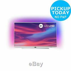 Philips 50PUS7334 50 Inch 4K Ultra HD HDR Freeview HD Smart WiFi LED TV Silver