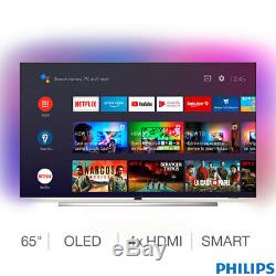 Philips 65OLED854/12 65 Inch OLED 4K Ultra HD Smart Ambilight TV