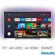 Philips 75pus7354/12 75 Inch 4k Ultra Hd Smart Android Ambilight Tv