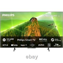 Philips TPVision 50PUS8108 50 Inch LED 4K Ultra HD Smart Ambilight TV Bluetooth