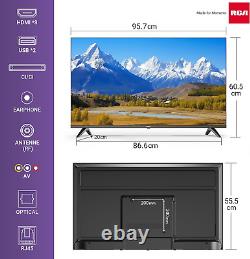 Roku TV 43 Inch 4K Smart TV, 43 Ultra HD TV with Apple TV+ BBC Netflix Freeview