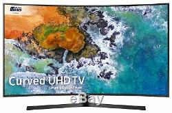 Samsung 55NU7500 55 Inch Curved 4K Ultra HD HDR Smart WiFi LED TV Black
