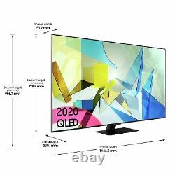 Samsung QE65Q80TATXXU 65 Inch 4K Ultra HD Smart WiFi QLED TV Black