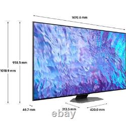 Samsung QE75Q80C 75 Inch LED 4K Ultra HD Smart TV Bluetooth WiFi
