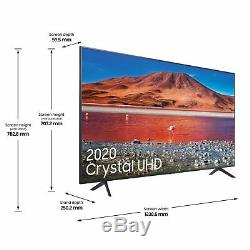 Samsung UE55TU7100 55 Inch 4K Ultra HD HDR Smart WiFi LED TV Carbon Silver
