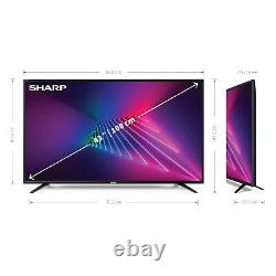 Sharp 43 Inch Ultra HD 4K LED Smart TV with Freeview Play and Harman Kardon