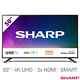 Sharp 4t-c50bj2kf2fb 50 Inch 4k Ultra Hd Smart Tv Black