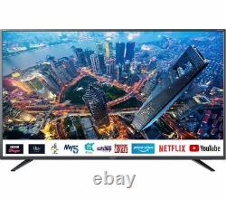 Sharp 50 Inch Smart 4K Ultra HD HDR UHD LED TV Freeview Play Netflix HDMI